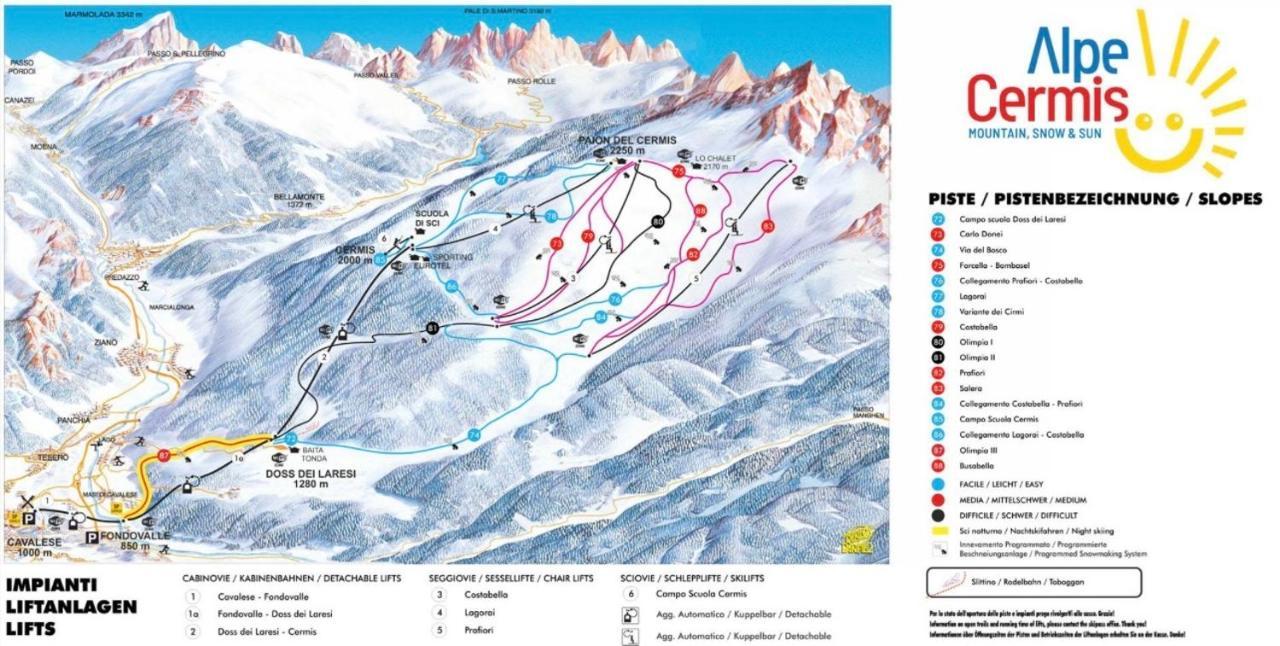 Apartamento Casa Gilda Val Di Fiemme - Dolomiti Cavalese Exterior foto